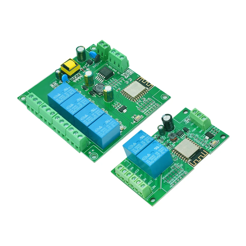 2/4/8 Channel ESP-12F Wifi Development Board ESP8266 Wireless WIFI Relay Module AC/DC 5V/7-28V/5-80V Power Supply for Arduino