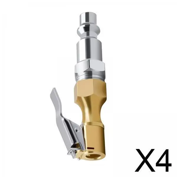 

Латунный клапан для шин, воздушный патрон, быстроразъемное соединение, адаптер сопла для накачивания шин с закрытым потоком для обслуживания автомобиля