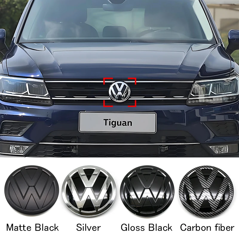 ABS Auto Frontgrill Kofferraum-Emblem Logo für Tiguan 2017 2018 2019 2020 Auto-Modifikations-Aufkleber Ersatzzubehör – Detail 6