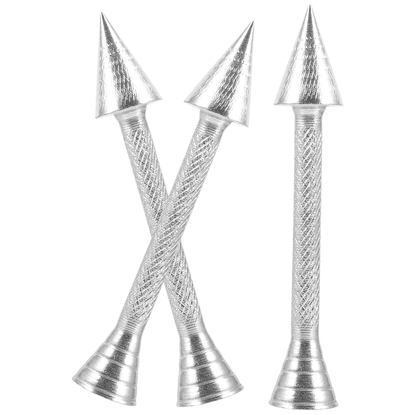 

3Pcs Icing Flower Nail Aluminium Alloy Sticks Easy Clean Decorate Cakes Pastries Cookies Flower Nail Aluminium Alloy Sticks