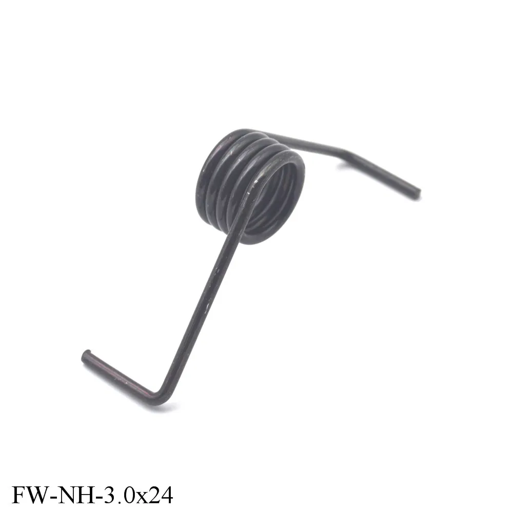2PCS Finewe Customized Electroplating steel Industrial Spring  Wire 3mm OD 24mm Heavy Duty Torsion Spring