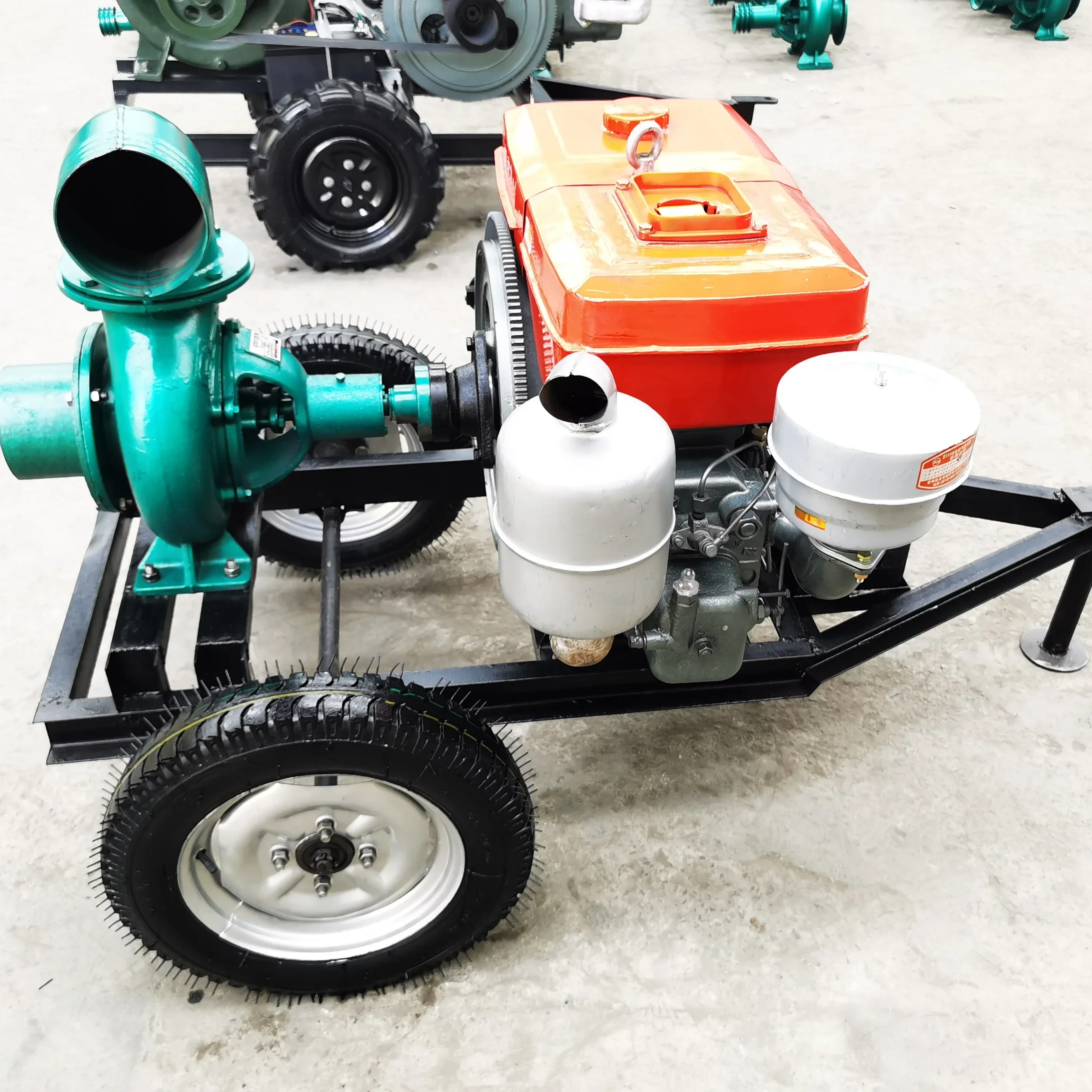 6 inch big flow diesel irrigation agricultural water pump