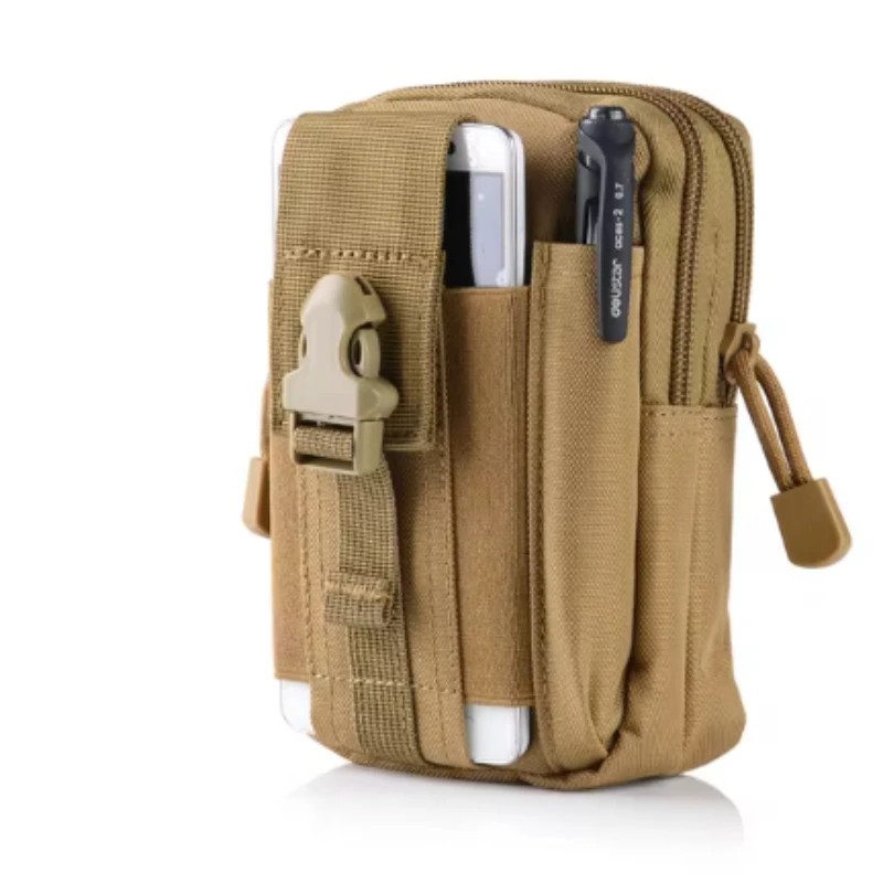 Borsa per leggings multifunzionale portatile da uomo, marsupio da appendere sportivo per moto da ciclismo mimetico, marsupio tattico