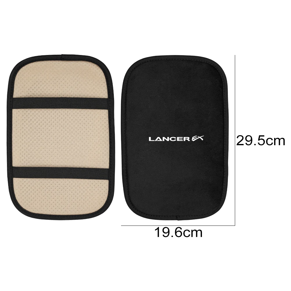For Mitsubishi Outlander ASX Lancer Lancer-ex Ralliart Car Plush Armrest Pad Arm Rest Protection Cushion Interior Accessories