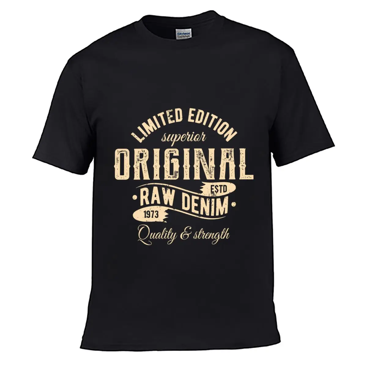 Limited Edition Superior Original Raw  Estd 1973 Quality Strength short-sleeved T-shirt