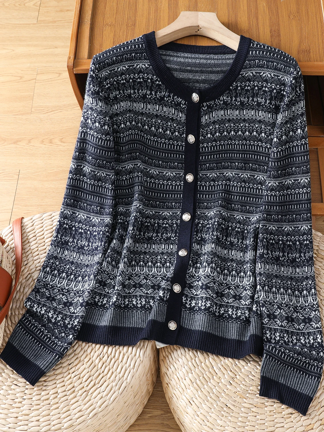 

Warm Casual Long Sve round Ne Women's Knitted Cardigan Spring Autumn New Sle Korean Soft Cozy Sweater Lightweight Jaet