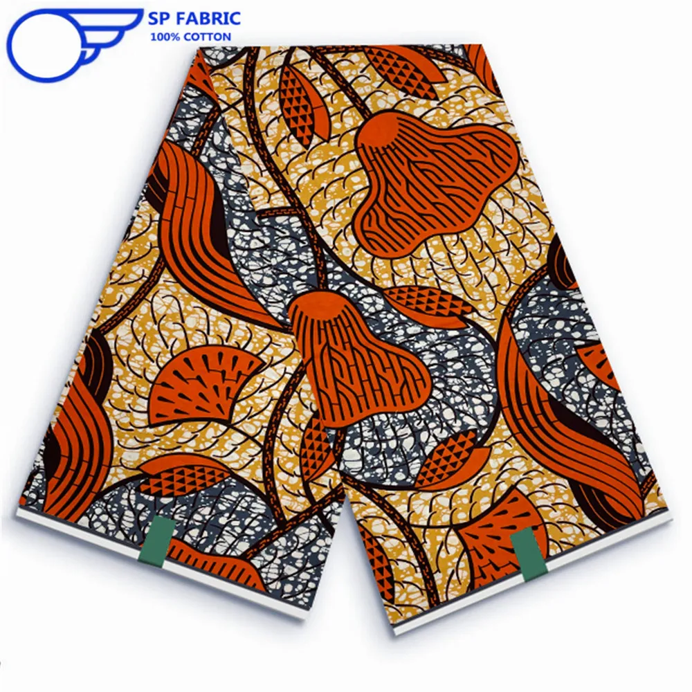 Imagem -05 - Lastest Genuine Super Hollandais Tecido de Cera Africano de Algodão Original Ankara Bloco de Impressão Padrão África para o Vestido Jardas 2023