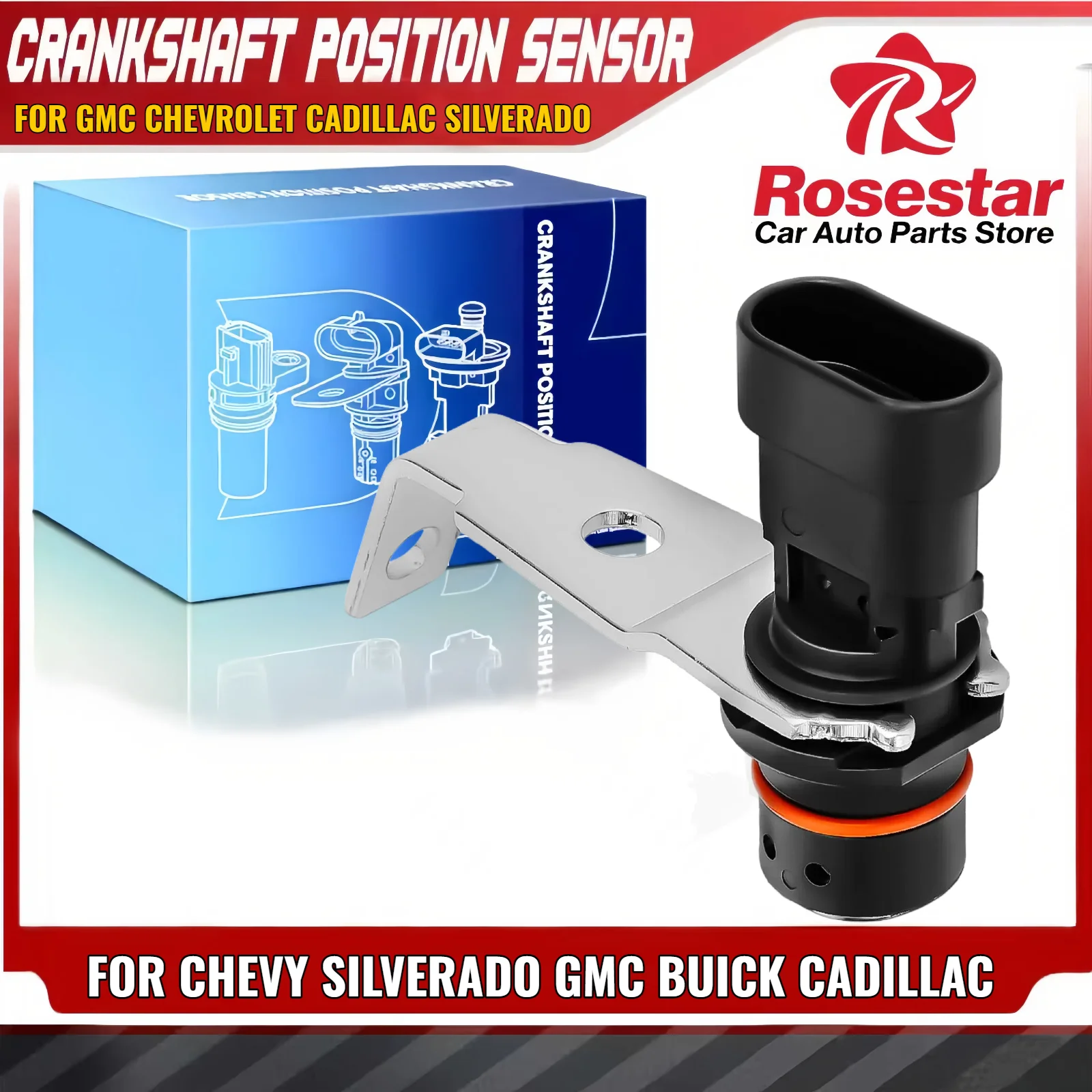 

Датчик положения коленчатого вала двигателя, новый 12596851 12562910 10456607 10456572 10456532 917755 для Chevy Silverado GMC Cadillac