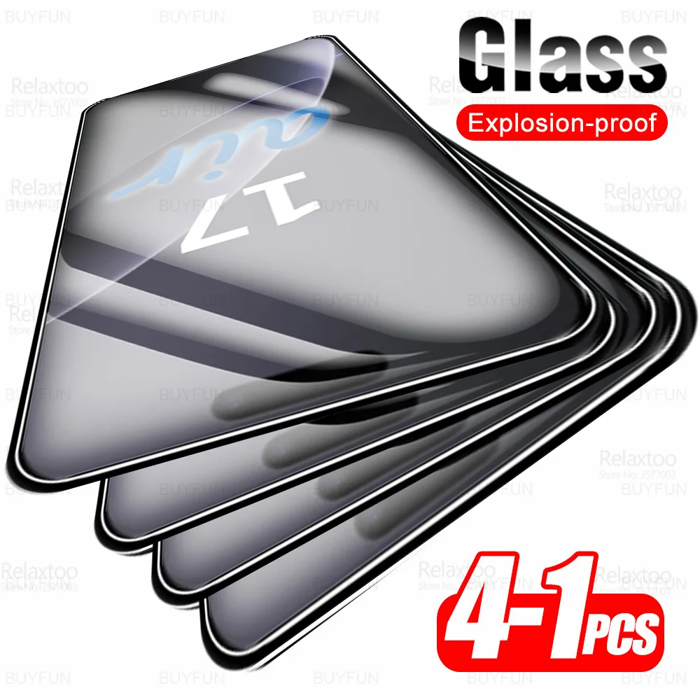 1-4Pcs Tempered Glass Full Cover For iPhone 17 Air iPhone17 Pro iPhone17Pro Max 17Pro 17Air 17ProMax Screen Protector Armor Film
