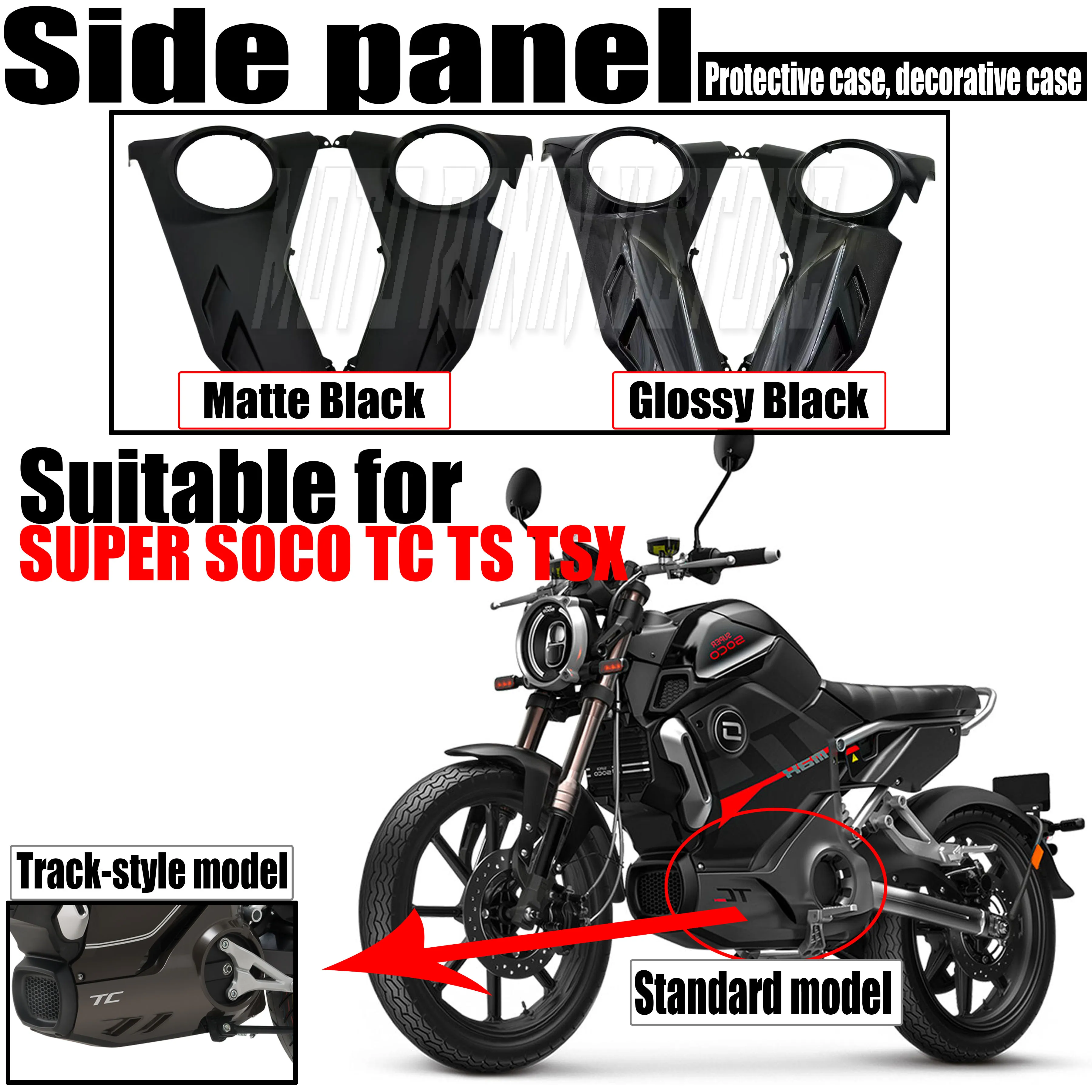 

For SUPER SOCO TC / TS / TSX / TS 1200 Acsories Original Side Panel Decorative Panel Side Covers Guard Platebrand new