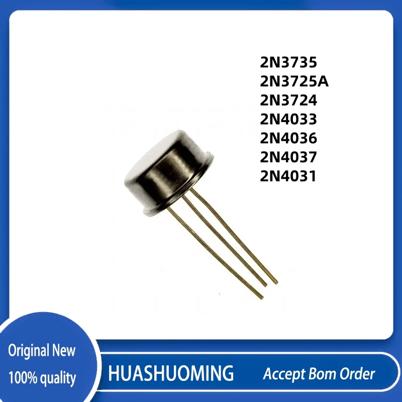 10Pcs/Lot   2N3735 2N3725A 2N3724 2N4033   2N4037 2N4031  TO-39