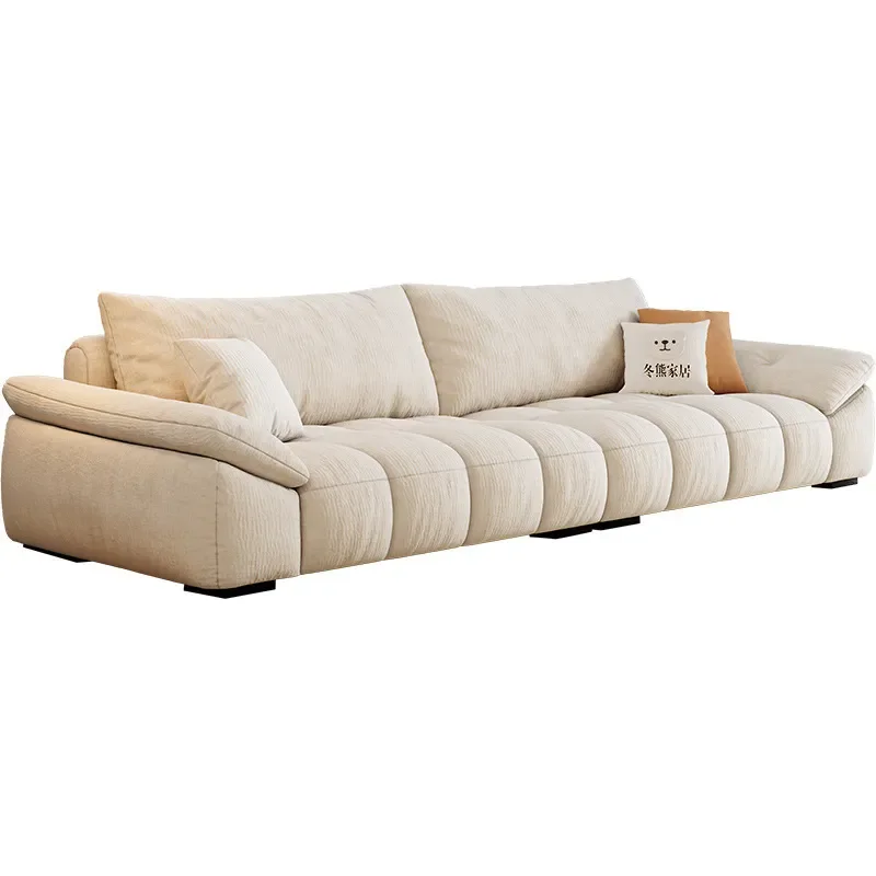 Special Cream Wind Cloud Fabric Sofa Chenier Cat Claw Cloth Simple Living Room Zero Gravity Sailing Sofa