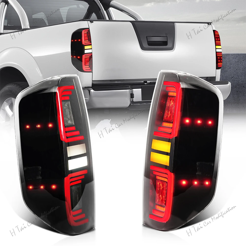 LED Tail Lights For Nissan Navara D40 2005-2014 Rear Lamps Taillights Rear Fog Lights Dynamic Turn Signal Car Light Assemblies