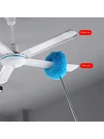 Microfiber Ceiling Fan Duster Extends Up To Long Handled Dust Locking Reusable And Cleaner Brush For Effortless Cleaning 4