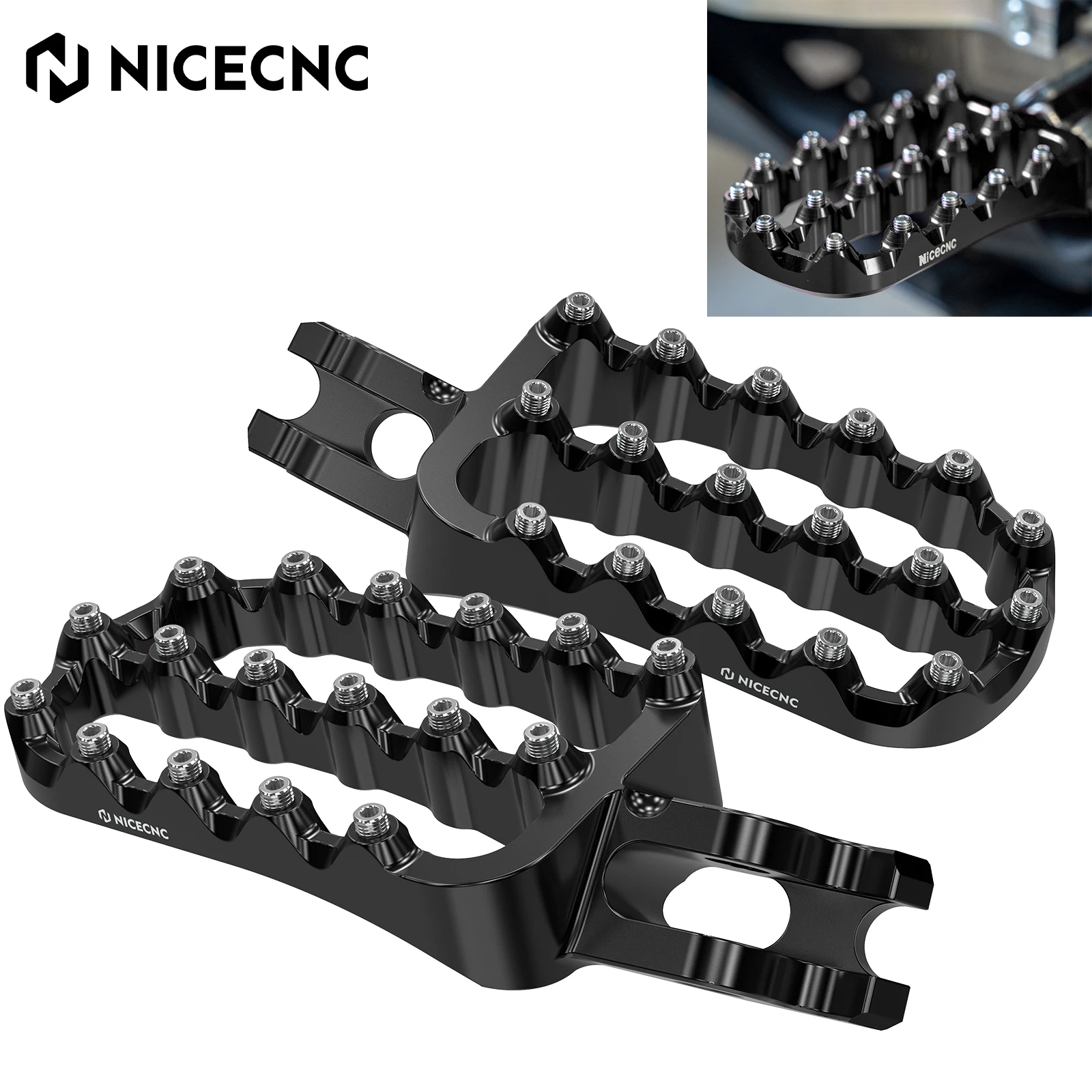 

Motorcycle Footrest Footpegs Pedals For Honda CRF1000L Africa Twin 2018-2021 CRF1100 2020-2023 CRF250L CRF250RX CRF450 L/RX/X