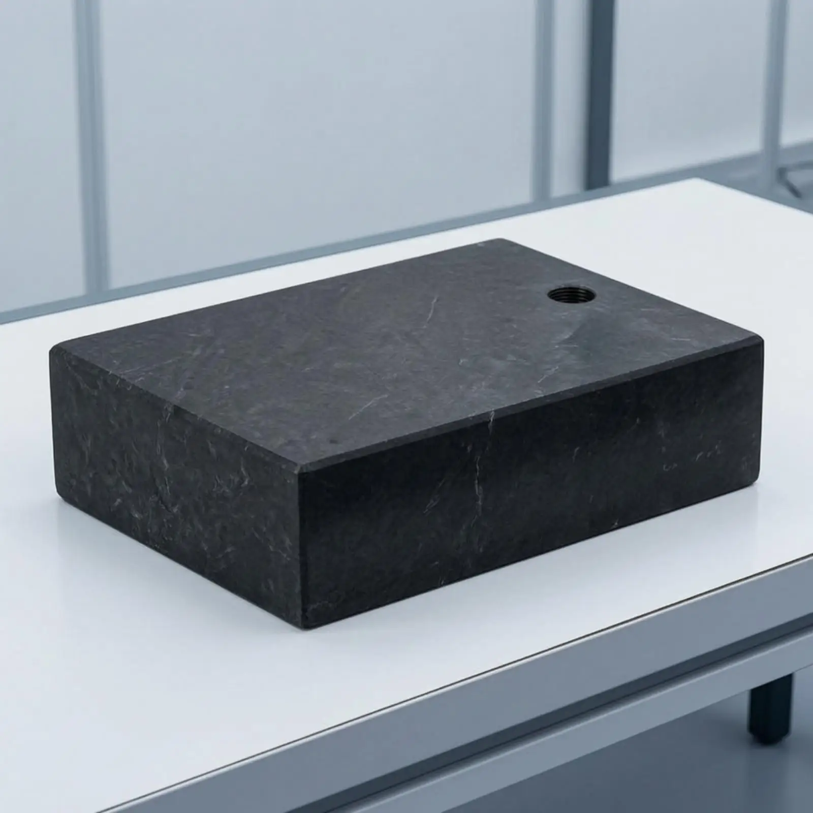 Marble Base Precision Indicator Base with M8 Thread Low-Vibration for Machinists