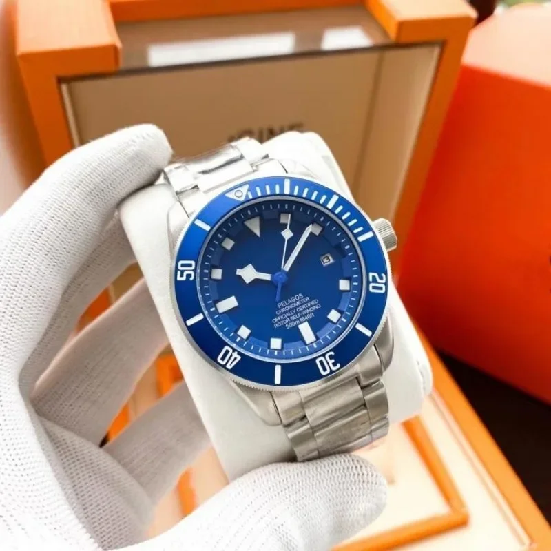 Luxury New Men Watch Automatic Mechanical Movement fashion Ceramic Bezel Stainless Steel Bracelet 42mm Sapphire waterproof 2024