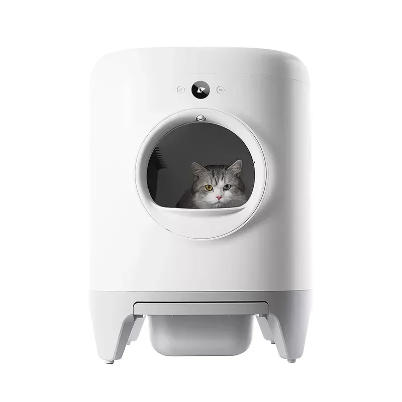 

Intelligent Automatic Cat Toilet Deodorizing Cat Litter Box Electric Sand Shovel Closed Poo Shovel Splash-proof