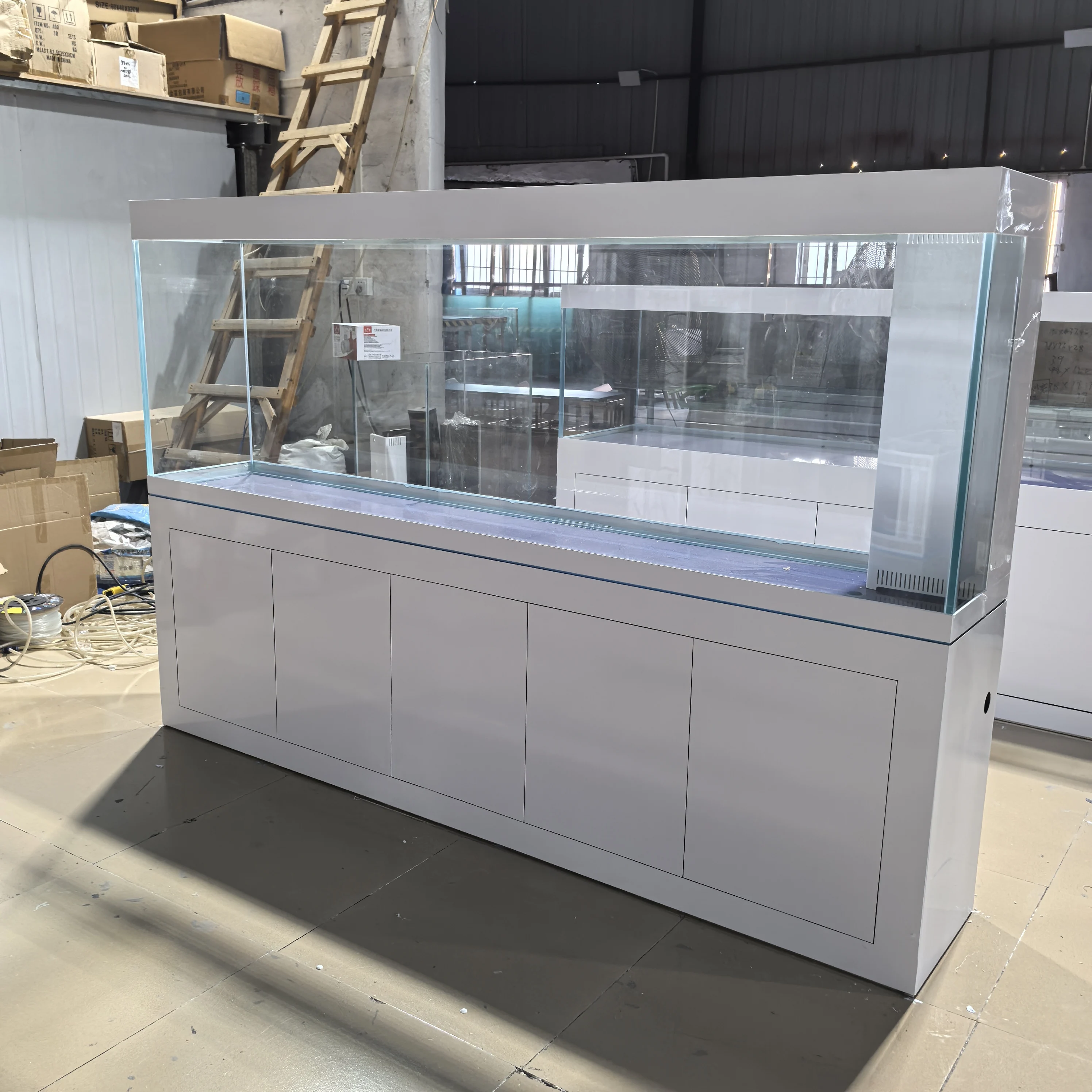 Ultra Clear Glass Commercial Arowana Fish Tank 3ft 6et 7fet 10fet Large Rectangle Luxury Multifunctional Fish Tank Aquarium