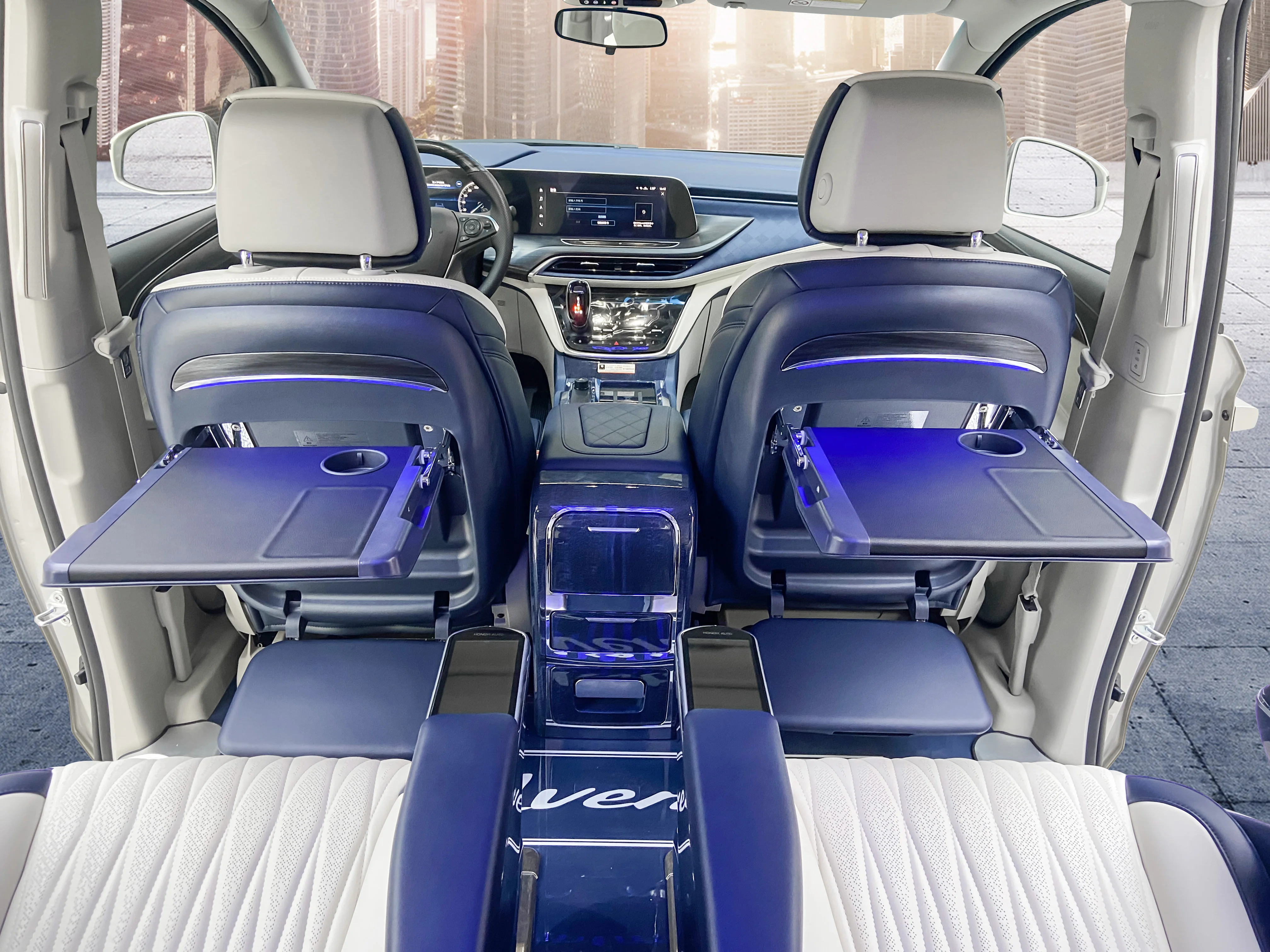 

Applicable toFood Holder Folding RearTable ABS Black Luxury HONGDA ELYSION ODYSSEY GL8 Multi-Functional Car Seat Back Table Acce