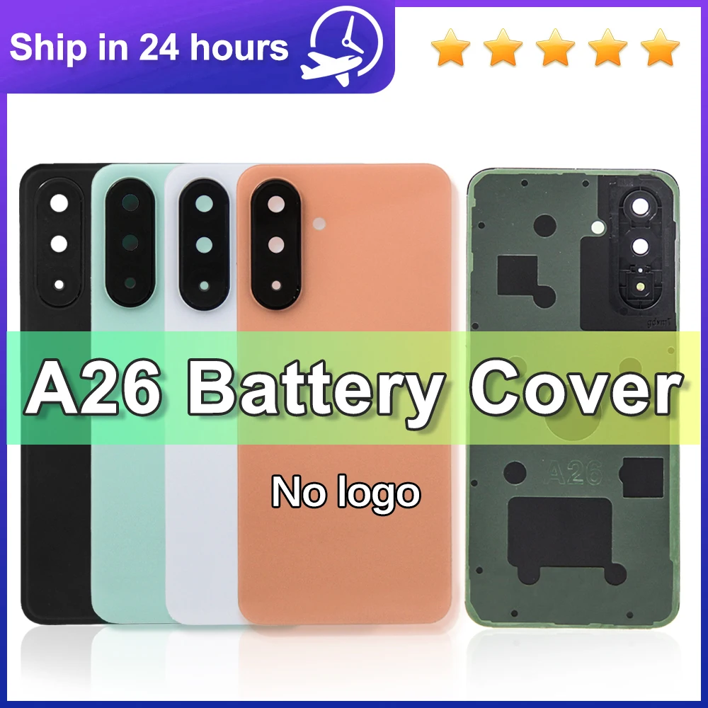Für Samsung A26 A36 A56 5G SM-A266B/DS A266V/u Zurück Batterie Abdeckung Fall-Reparatur Gehäuse Teil für Batterie Tür