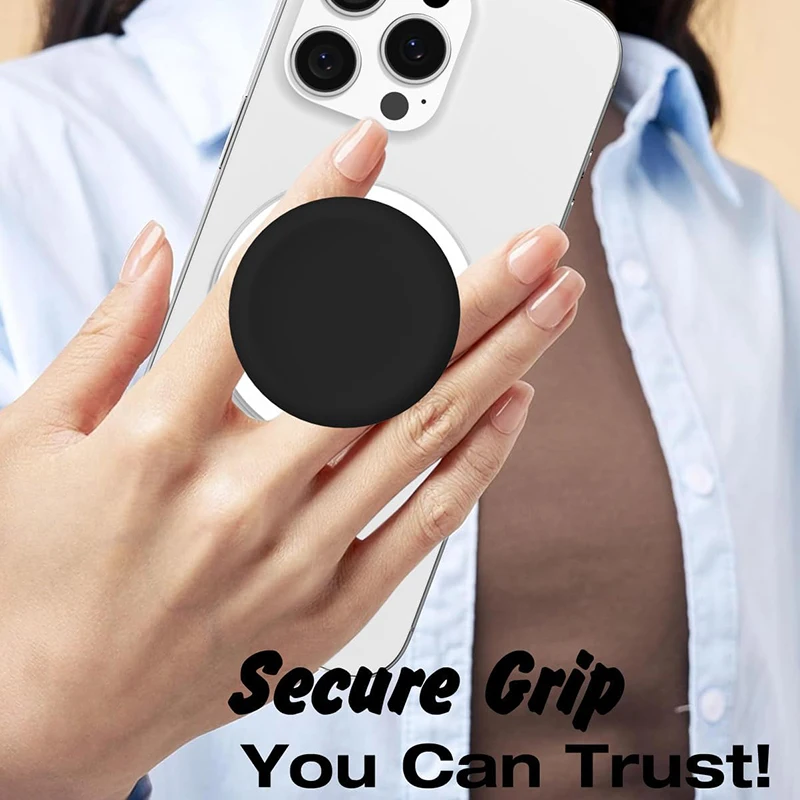 Grip For Kindle with Kickstand and Magnetic Phone Stand Holder Socket, Soft Silicone Magnetic Finger Grip For iPhone 17 16 15 14 view 4