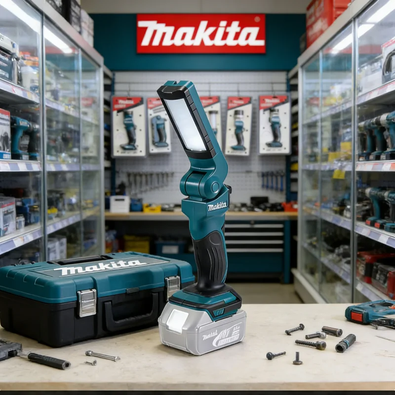 

DML801 18V Indoor Outdoor Work Lights Rechargeable Ultra Bright Lights LXT Lithium-Ion Cordless 12 LED Flashlight Only