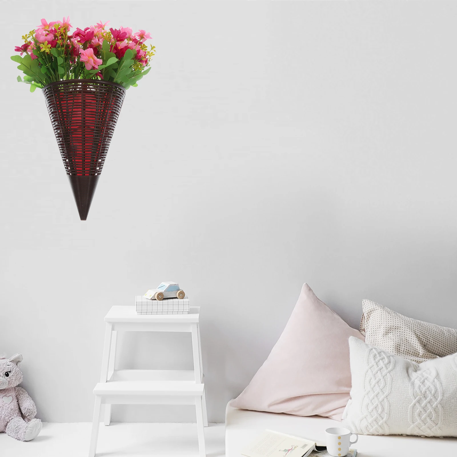 

Stable Durable Plastic Flower Fake Artificial Decorative Plant for Home Office Garden Cafe Porch Farmhouse Decoration Autumn