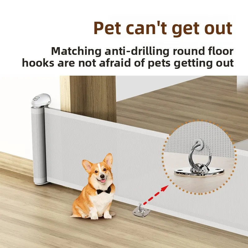 

45Cm high, pet door fence rabbit stop dog stop teddy corgi anti-drill fence door guardrail