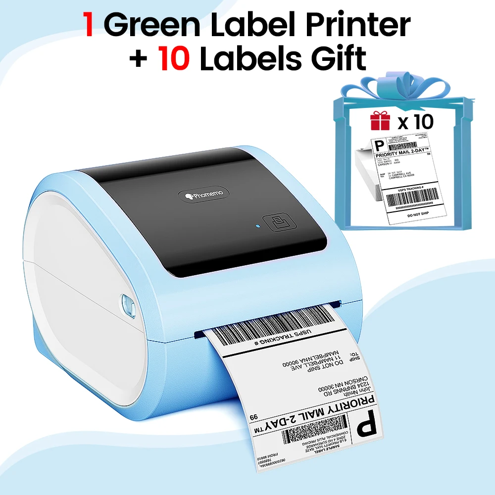 

Phomemo Bluetooth Thermal Printer D520Shipping Label Printer 100mm Printer for Business Packages/Barcode/Address/Postage Label