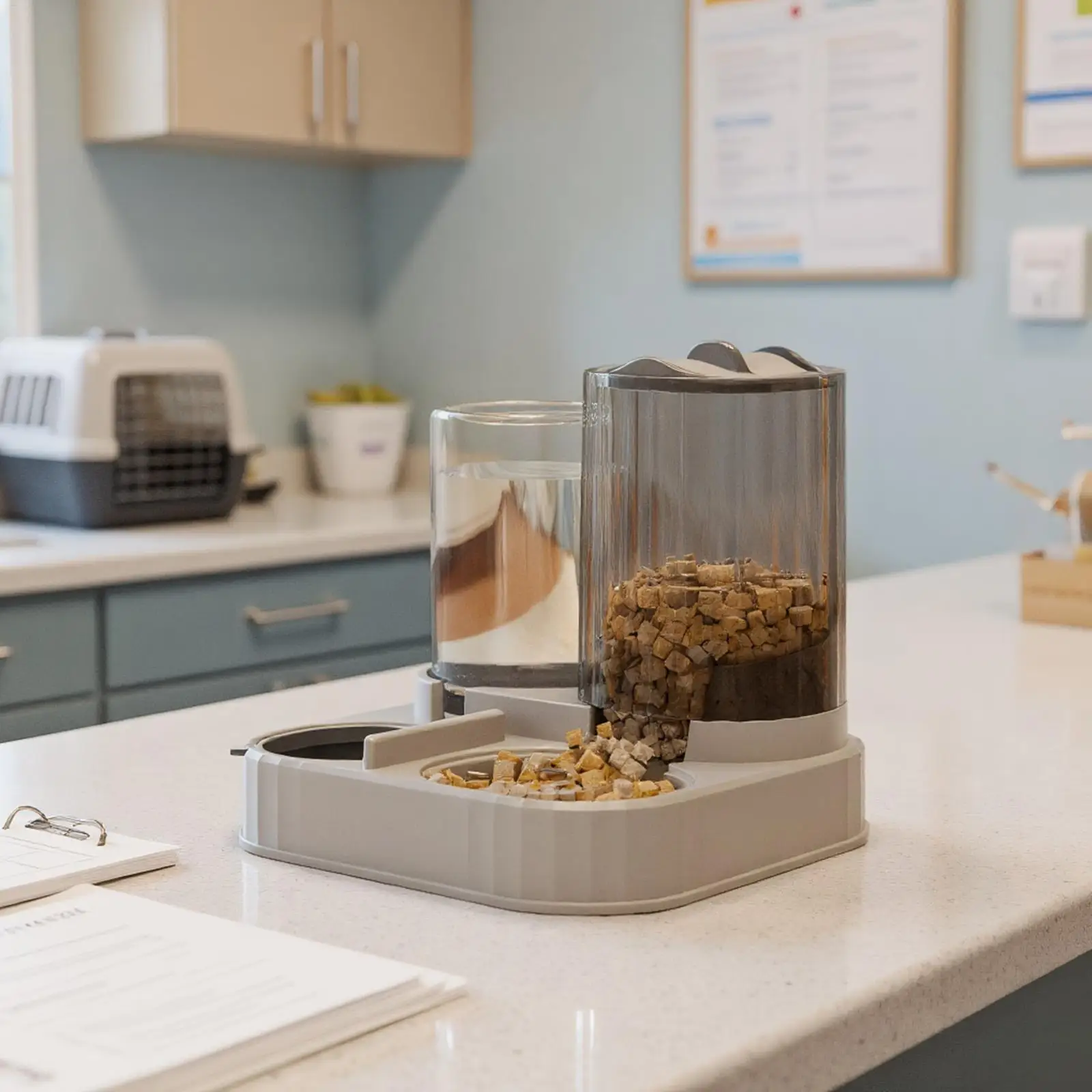 التلقائي تغذية الحيوانات الأليفة تغذية مستلزمات الحيوانات الأليفة موزع طعام كبير تغذية السيارات طعام القطط الرطب الجاف لجرو هريرة الحيوانات الصغيرة داخلي