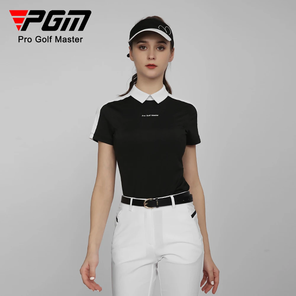 PGM Golf Women\'s T-Shirt Athleisure Short Sleeve Women\'s Quick Drying Breathable Skin-friendly Comfortable YF560