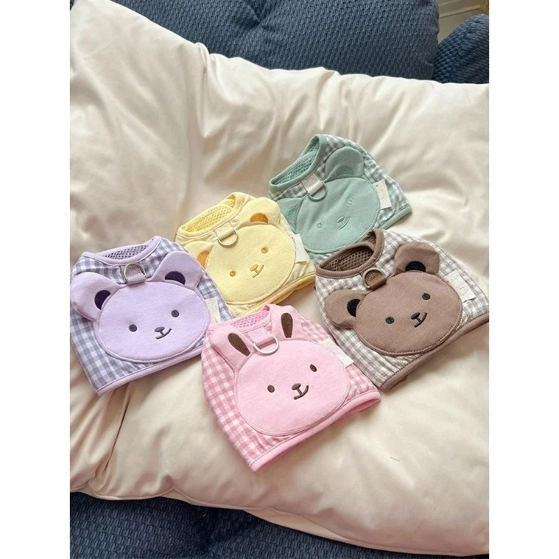 

Pet clothes, dogs, cats go out, chest straps, hats, leashes