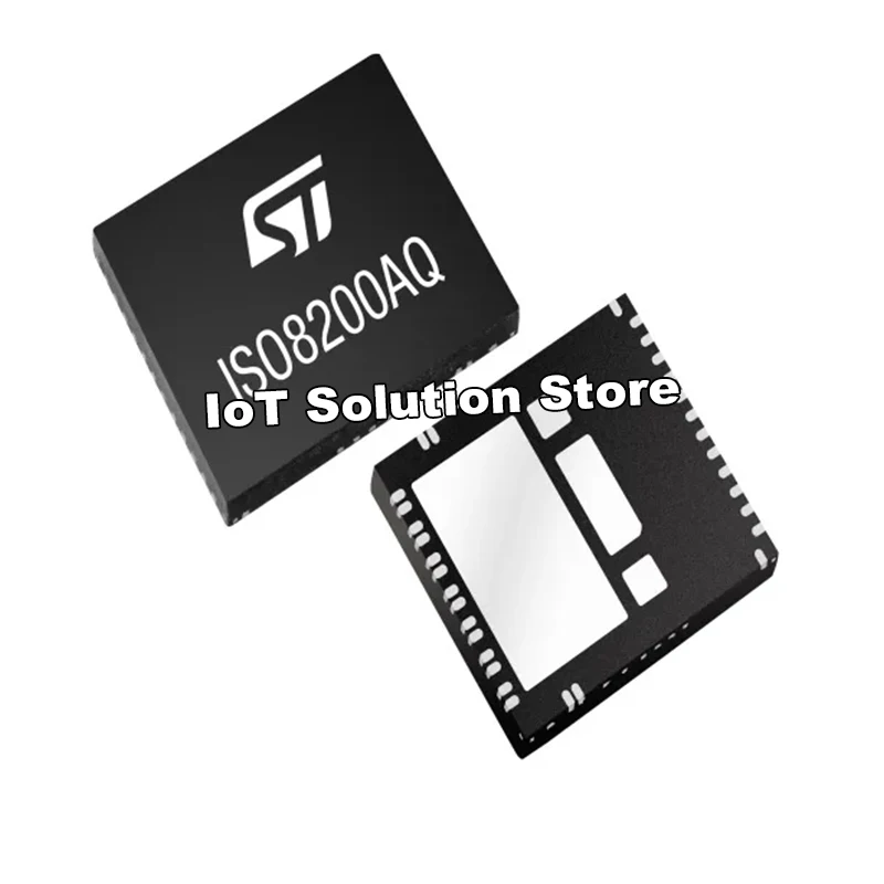 ISO8200AQTR Galvanic Isolated Octal High Side Smart Power Solid State Relay with SPI interface
