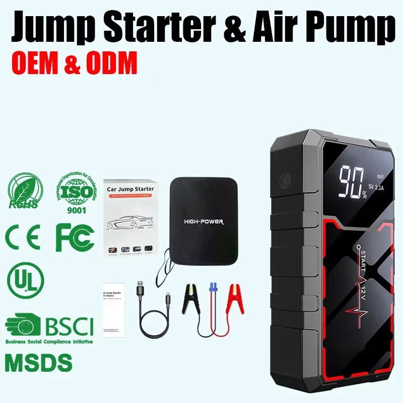 

Portable Car Jump Starter Power Bank 200-600A 12V Auto Starting Device Emergency Car Booster Portable Charger