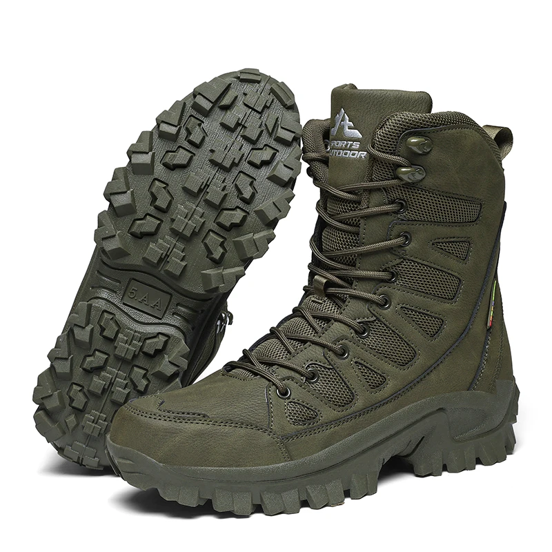 

Men Tactical Boots High Quality Women Army Shoes Outdoor Training Unisex Ultrallight Military Safety Rapid Response Camping Male
