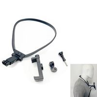 Flexible Mobile Phone Hanging Neck Holder Lazy Necklace Bracket Hands Free Wearable Universal For Phones Action Camera GoPro DJI