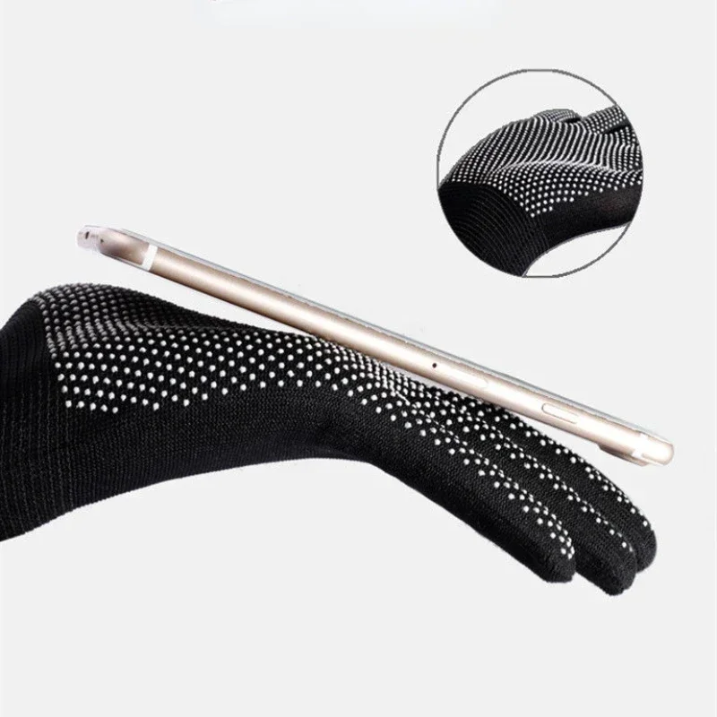 نصف اصبع قفازات متماسكة تنفس واقية من الشمس المضادة للانزلاق الدراجات الصيد قفازات الرجال النساء لمس الرياضة في الهواء الطلق قفازات #4