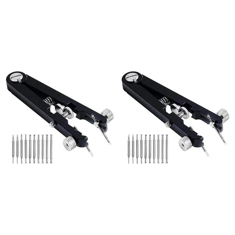 A27F-2X Watch Spring Bar Plier Tool Set, Watchband Pliers, Spring Bar Tweezer Tool, For Watch Spring Bar Pins Removement