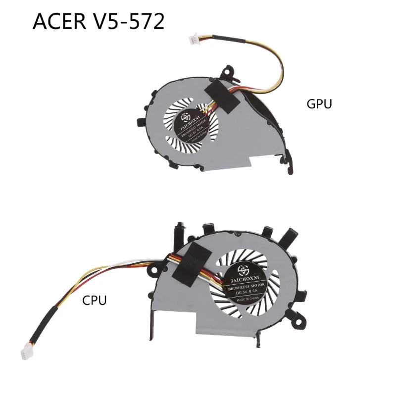 

Laptop CPU Cooling Fan 5V 4pin GPU Radiator for Acer V5 V5-472 V5-472P Dropship