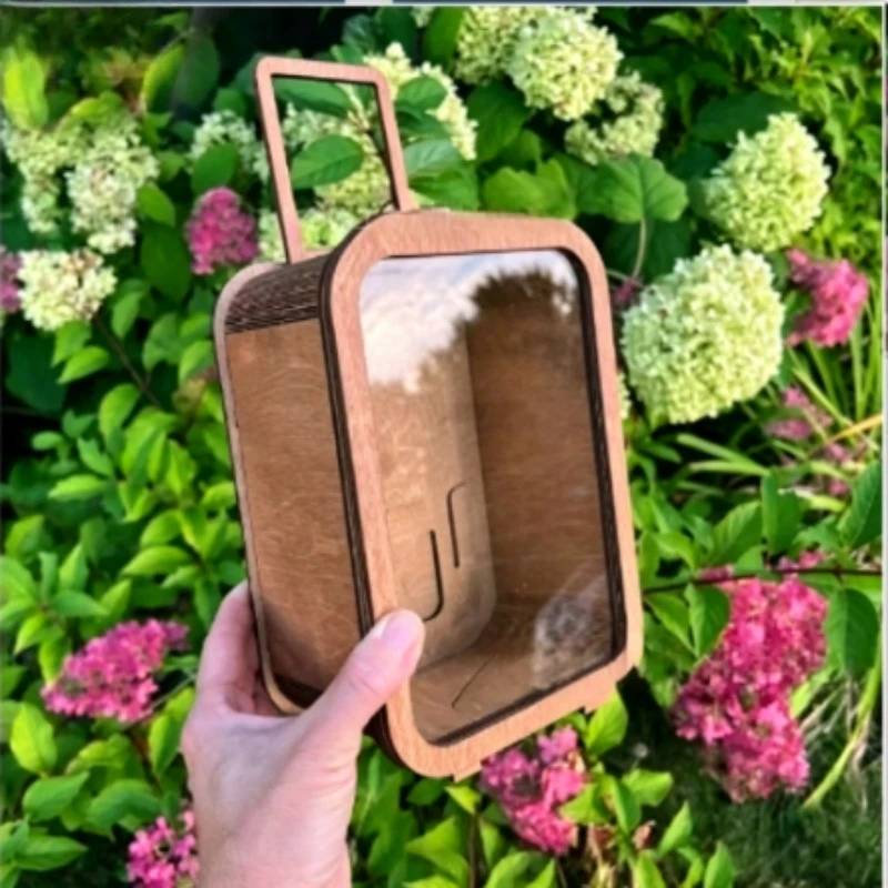 Wooden Suitcase Coin Bank – Adventure Travel Home Decorative Storage Box, Birthday Gift Savings Jar 6