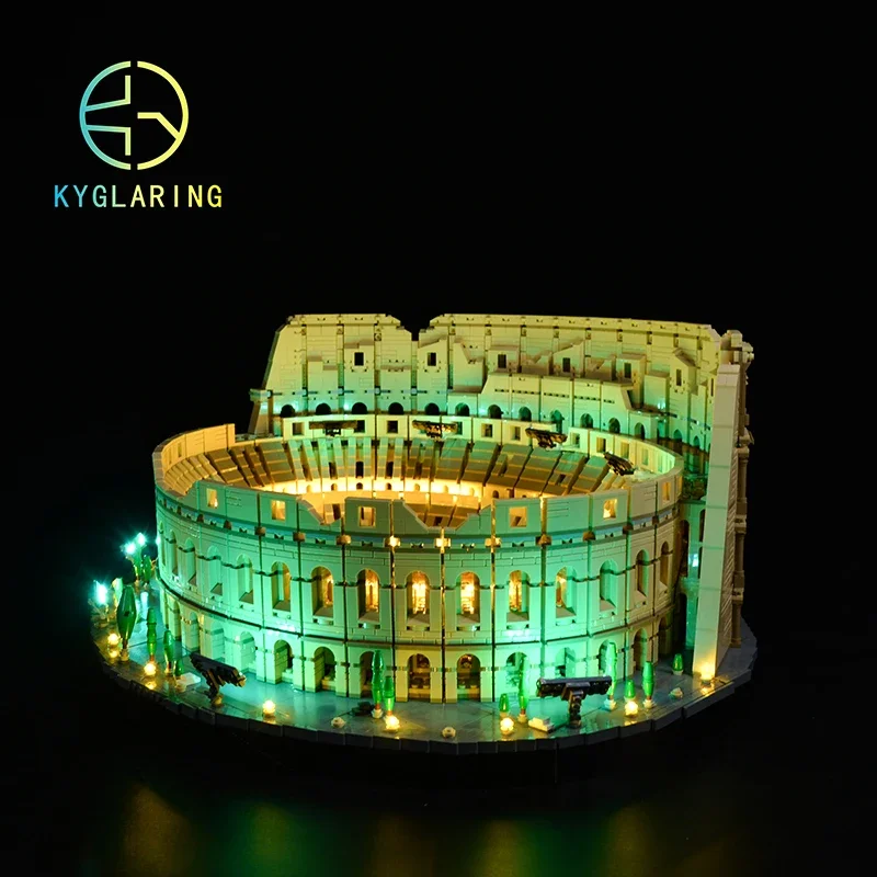 Kyglaring Led Light Kit Building Blocks Largest Ever Lego Set For LEGO 10276 Colosseum (Only Light Kit Included)