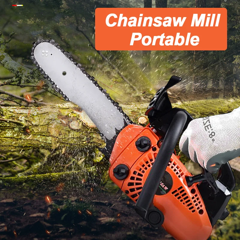 Mini 12''18''20''22'' powered portable wood cutting machine cordless chain saws Bar Guide Chainsaw petrol gasoline chain saw