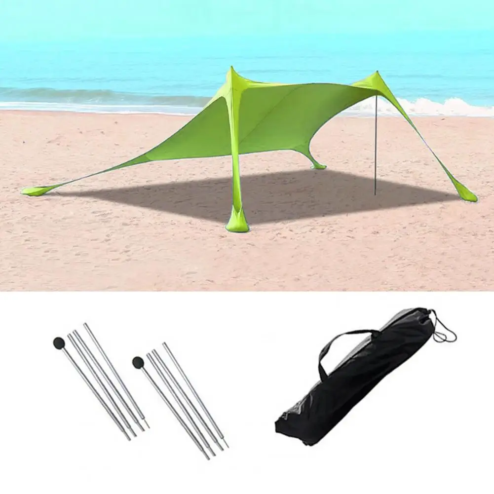 

Outdoor Picnic Canopy Wind-resistant Beach Tent Outdoor Beach Canopy Sun Shelter with Waterproof Uv-proof Awning Easy for Sun