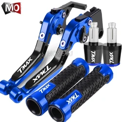 For Yamaha TMAX560 DX 2019 2020 2021 2022 2023 2024 TMAX T MAX 560 TECH MAX ABS Motorcycle Brake Clutch Lever Handle Grips ends