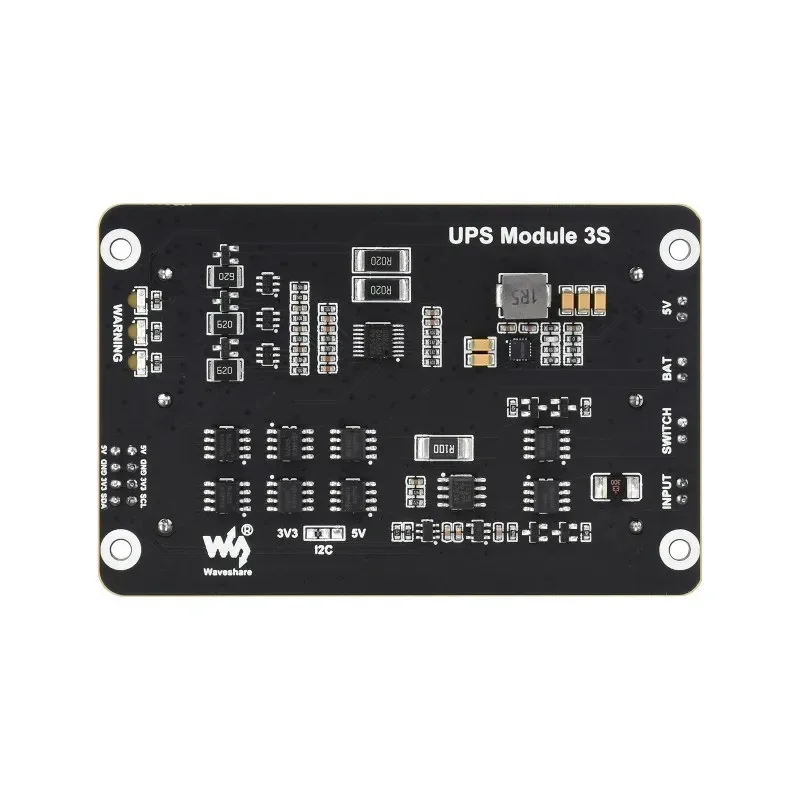 

Raspberry Pi 5 UPS Uninterruptible Power Supply Module Charge-and-Discharge Anti-Blackout with Monitoring Multi-Protection