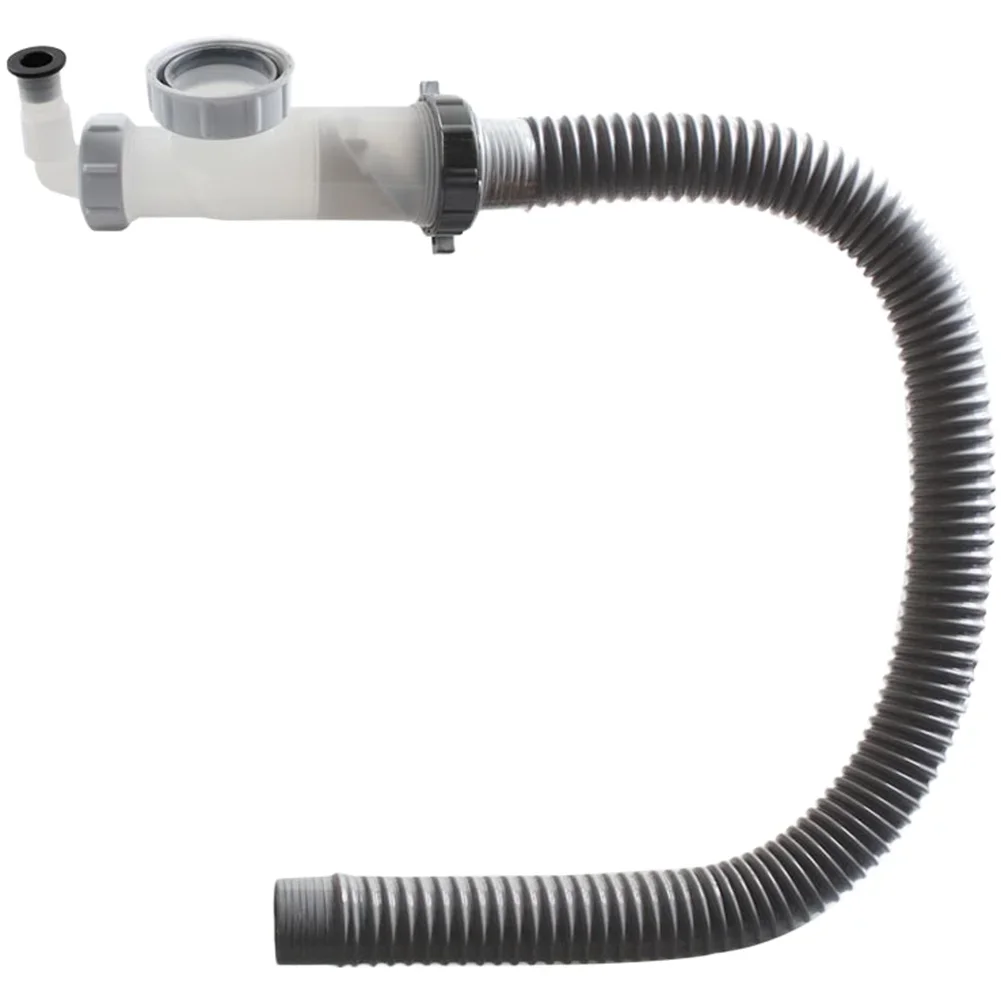 Single Sink Drain Pipe 50mm Anti Smell Thickened Pipeline Deodorizing Filter Sink Strainer Hose Drain Pipe Plumbing Kitchen Acce