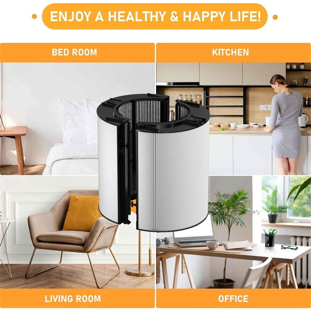 

HIWS HEPA Filter Replacement for TP06 HP06 TP04 TP07 HP07 HP09 TP09 TP08 HP10 TP10 PH01 PH02 PH03 PH04 Air Purifier