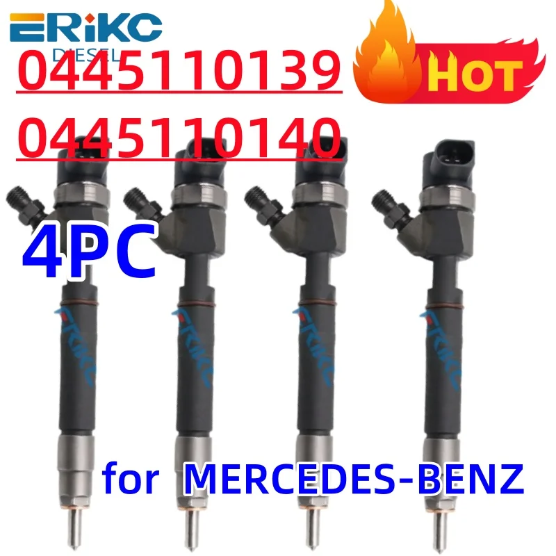 

0445110139 0445110140 A6460700287 New CR Fuel Injector Nozzle 0 445 110 139 0 445 110 140 for BOSCH MERCEDES-BENZ 6460700287