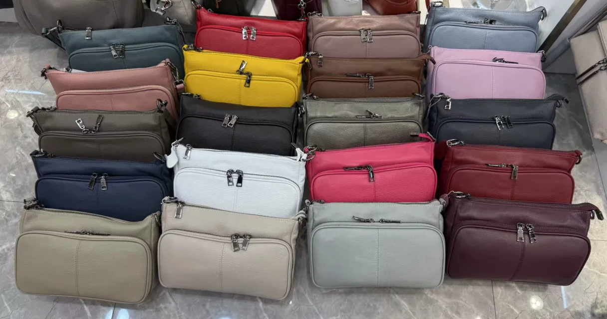 Zency Damen-Umhängetasche aus 100 % echtem Leder, hellviolett, Umhängetasche, Handtasche, modische Hobo-Tasche, Messenger-Taschen, Sac Bolsa – Detail 1